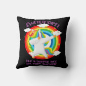 普通の叔母のように無口の素晴らし人 クッション (裏面)