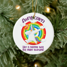 普通の叔母のように無口の素晴らし人 セラミックオーナメント