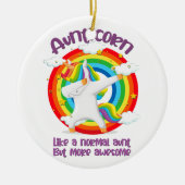 普通の叔母のように無口の素晴らし人 セラミックオーナメント (正面)