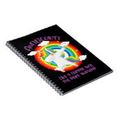 普通の叔母のように無口の素晴らし人 ノートブック (右側)