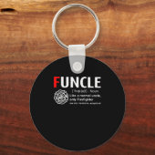 普通の叔父のように機能し、唯一の消防士 キーホルダー (正面)