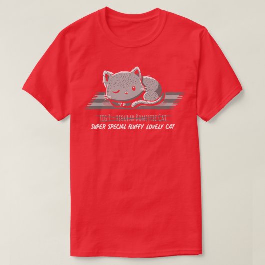 普通の国産の猫は黒くない Tシャツ (デザイン正面)