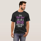 普通の女の子と同じようにネズミの女の子だ Tシャツ (正面フル)