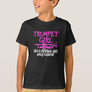 普通の女の子のようにトランペットの女の子 Tシャツ