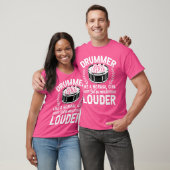 普通の女の子のようにドラマーの女の子 – ドおもしろいラムの愛 Tシャツ (ユニセックス)