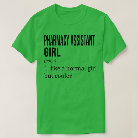 普通の女の子のように薬局助手の女の子がCoo Tシャツ (デザイン正面)