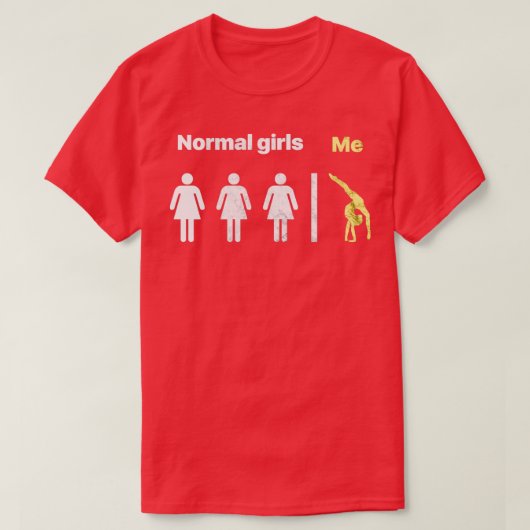 普通の女の子私1 Tシャツ (デザイン正面)
