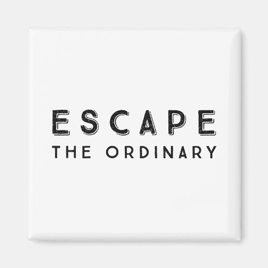 普通の引用文から抜け出感動的す マグネット (正面)