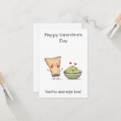 「普通の愛じゃない！」 - 面白くてかわいいバレンタインデーのメッセージカード カード (正面/裏面インサイチュ)