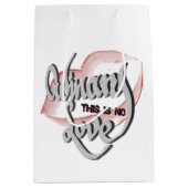 普通の愛なし、抱き枕 ミディアムペーパーバッグ (正面)