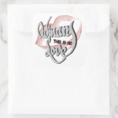 普通の愛、四角いシールなし スクエアシール (バッグ)