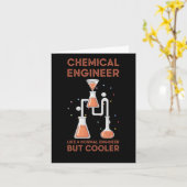 普通の技術者だがコールのような化学技術者 カード (黄色い花)