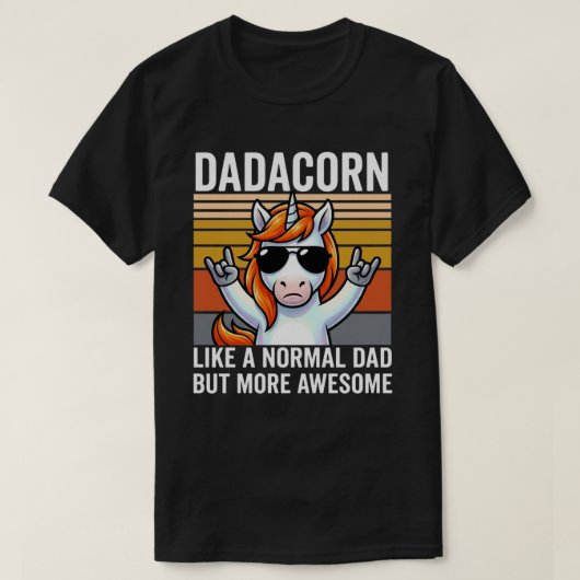 普通の父だがもっとかっこいいダダコーン Tシャツ (デザイン正面)