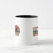 普通の父ちゃんよりかっこいい自転車パパ マグカップ (中央)