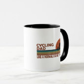 普通の父よりちょいイケてる自転車パパ マグカップ (正面右)