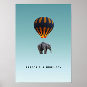 普通の状態から逃れる ELEPHANTポスター ポスター
