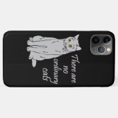 普通の猫はいない – グレー猫 Case-Mate iPhoneケース (裏面(横))