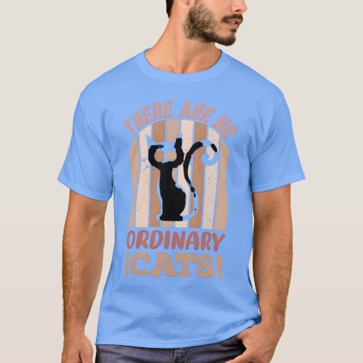 普通の猫はヴィンテージない Tシャツ (正面)