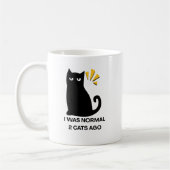 普通の猫 コーヒーマグカップ (左)