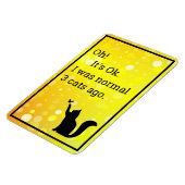 普通の猫 マグネット (左側)