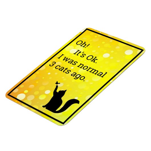 普通の猫 マグネット (左側)