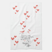 普通の生活の中で時々。 キッチンタオル (縦)