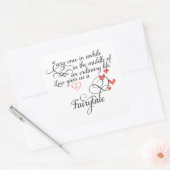 普通の生活の中で時々。 スクエアシール (封筒)