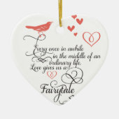 普通の生活の中で時々。 セラミックオーナメント (正面)