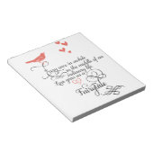 普通の生活の中で時々。 ノートパッド (アングル)