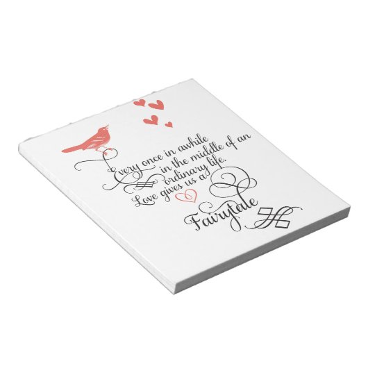 普通の生活の中で時々。 ノートパッド (アングル)