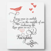 普通の生活の中で時々。 フォトプラーク (正面)