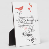 普通の生活の中で時々。 フォトプラーク (側面)