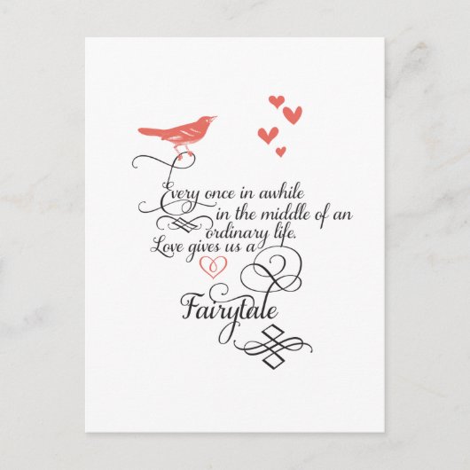 普通の生活の中で時々。 ポストカード (正面)