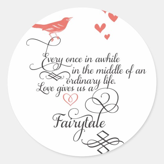 普通の生活の中で時々。 ラウンドシール (正面)