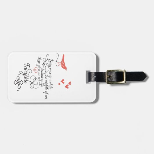 普通の生活の中で時々。 ラゲッジタグ (正面横)