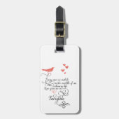 普通の生活の中で時々。 ラゲッジタグ (正面縦)