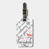 普通の生活の中で時々。 ラゲッジタグ (正面縦)