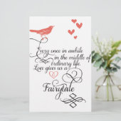 普通の生活の中で時々。 便箋 (スタンド正面)