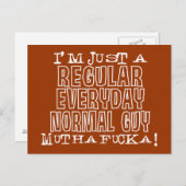 普通の男 ポストカード (正面/裏面)