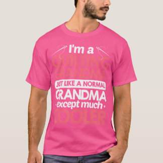 普通の祖母と変わらないキルティングおばあちゃん Tシャツ