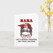 普通の祖母よりもっと素敵な母の日 カード (黄色い花)