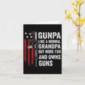 普通の祖父だが、もっと楽しくて銃を所有している カード (黄色い花)