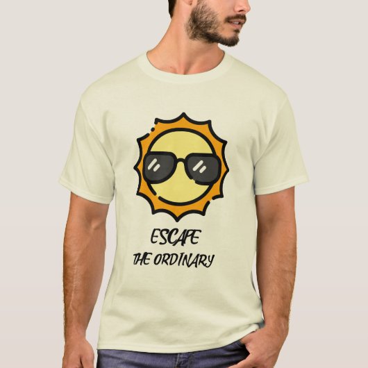 普通の私の旅行から逃れる Tシャツ (正面)
