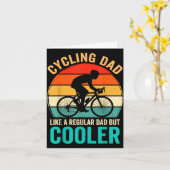普通の自転車おやじだけど、もっとかっこいい自転車 カード (黄色い花)