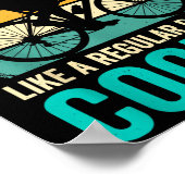 普通の自転車おやじだけど、もっとかっこいい自転車 ポスター (角)