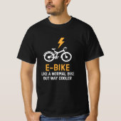 普通の自転車Eバイクールクと似ている Tシャツ (正面)