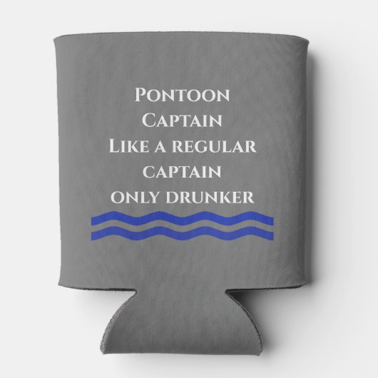 普通の船長のようなポンツーンの船長 缶クーラー (裏面)