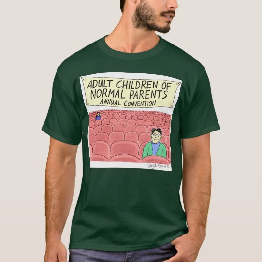 普通の親を持つ大人たちの子供時代トラウマ交流会 Tシャツ (正面)