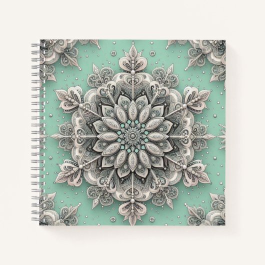 普通の雪の結晶ではない ノートブック (正面)