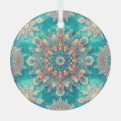 普通の雪片じゃないV ガラスオーナメント (正面)